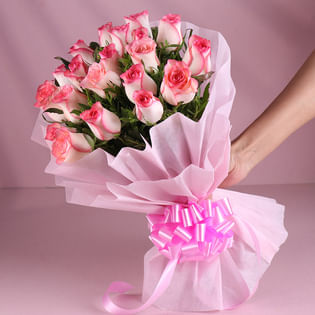 Pink Roses Bouquet