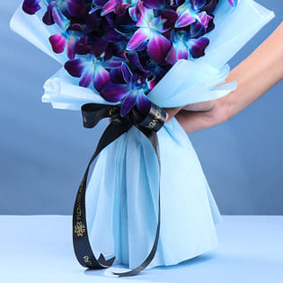 A Drift Of Moonlight Orchids