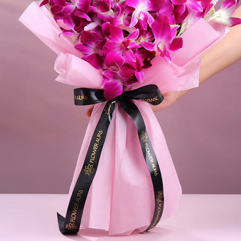Bellina Purple Orchid Bouquet