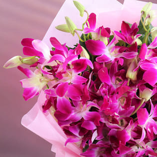 Bellina Purple Orchid Bouquet
