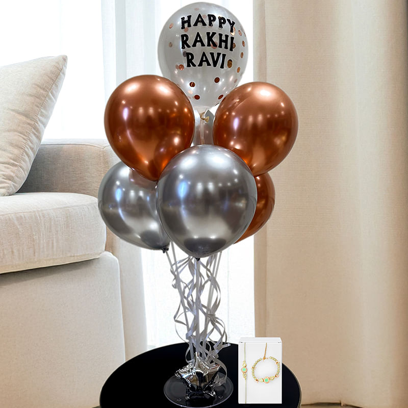 Personalised Rakhi Balloon Decor