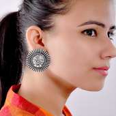 Mighty Sun Earrings: Jewellary gift online