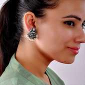side look of Laxmi earrings