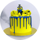 Minion cake, kids birthday cakes online