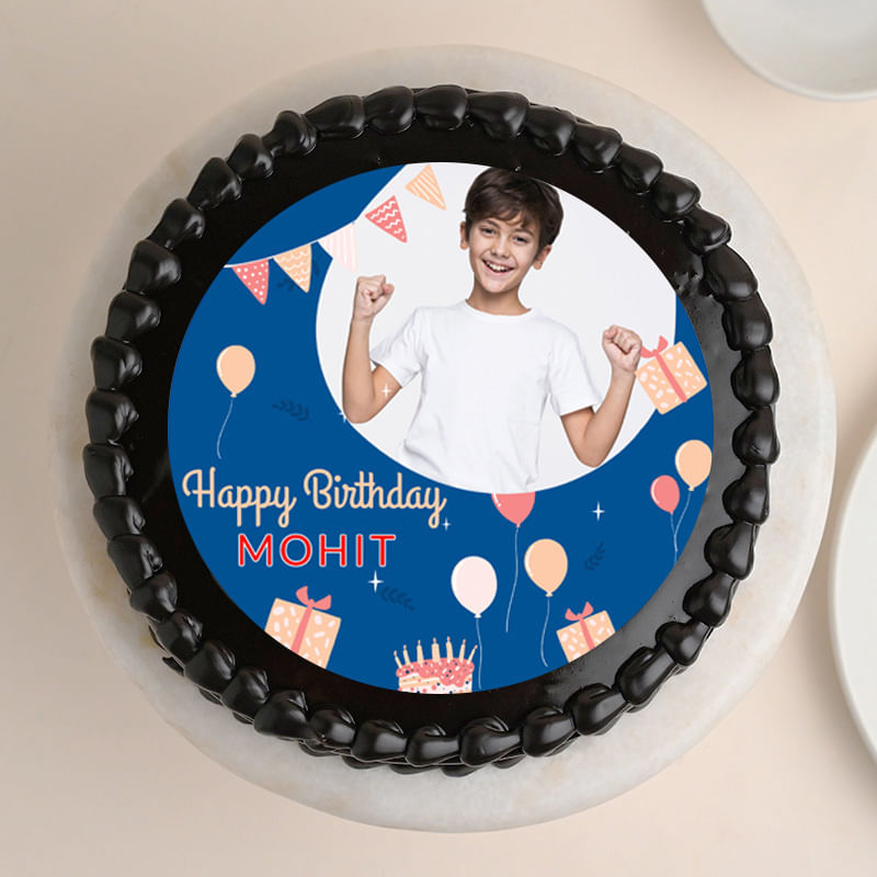 Birthday Photo Cake