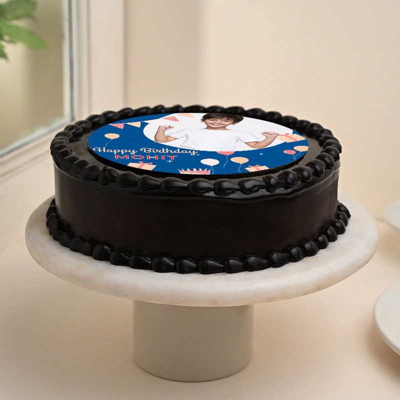 Birthday Photo Cake