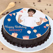 Personalised Birthday Photo cake