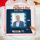 Fathers day photo cake