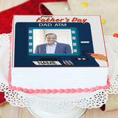 Fathers day photo cake - Zoom View