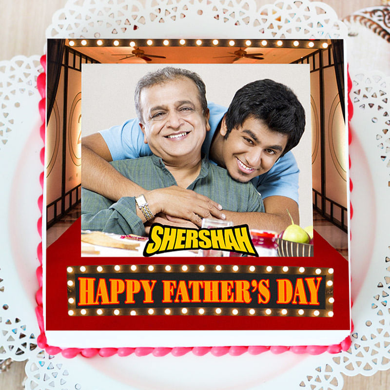 happy fathers day cake with name