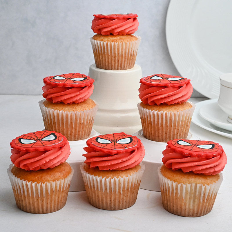 Spidey Cupcakes - Best children day Cake for Kid