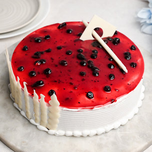 Vanilla Blueberry Cake Online Delivery