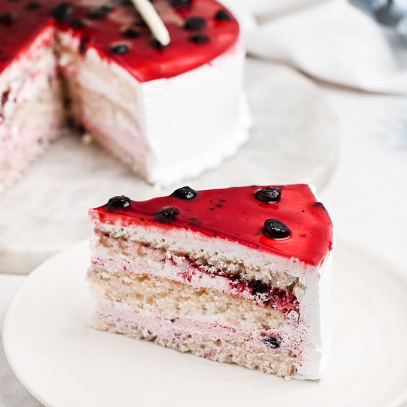 Buy Vanilla Blueberry Cake Online in India