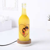 Personalised Photo Bottle Lamp For Valentines Day