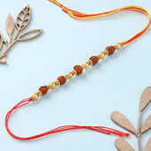 Designer Rudraksh Mauli Thread Rakhi