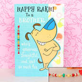 Fun Filled Rakhi - A Greeting Card for Brother