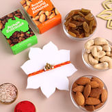 Rakhi with Dry Fruits