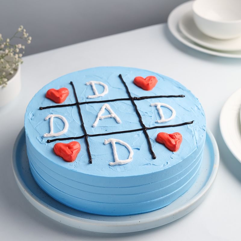 Buy Blue Theme Pineapple Cake for Dad 