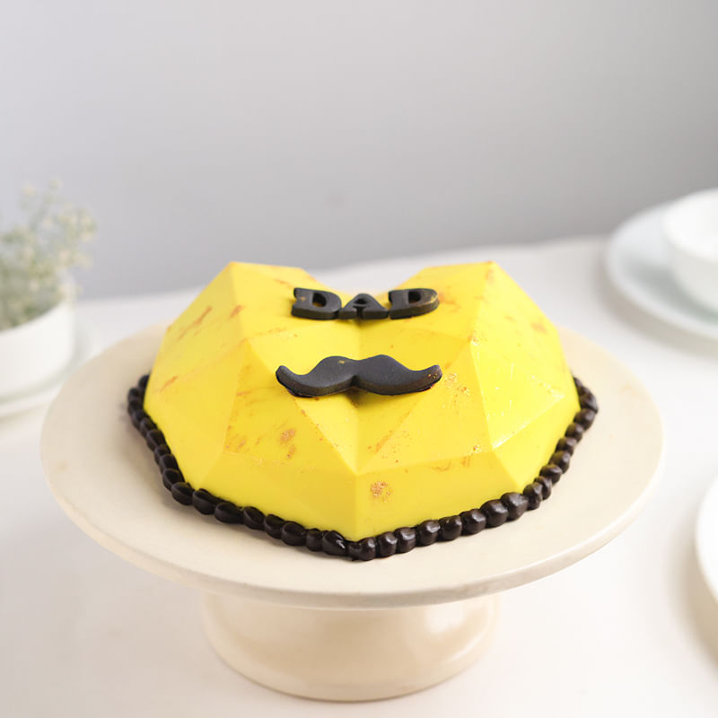 Dad Moustache Pinata Cake Online