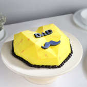 Dad Moustache Pinata Cake Online