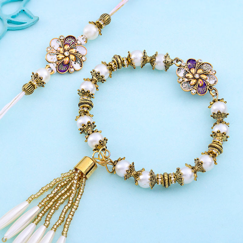 Regal Bloom Rakhis For Bhaiya Bhabhi-Canada