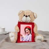 Buy Personalized Teddy Frame Big 12 Inch for Teddy Day