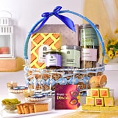 Diwali Treats N Lights Gift Basket