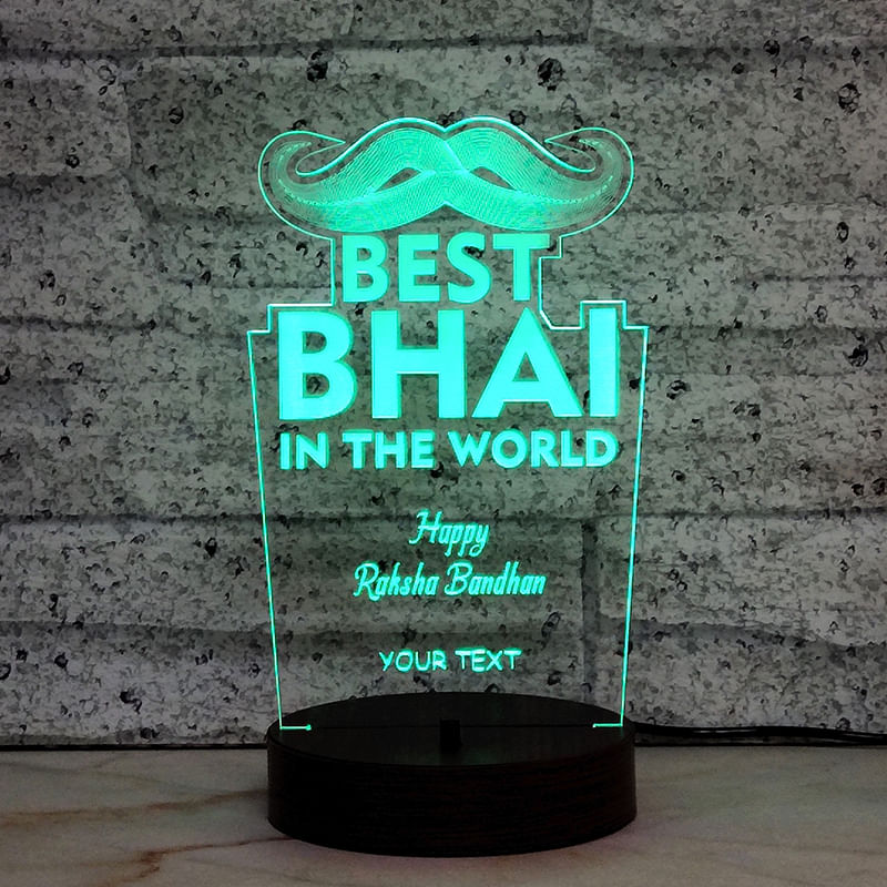 Custom Best Bhai Lamp