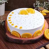 Heavenly Vanilla Fruit Cake