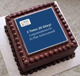 Maxlife Black Forest Photo Square Shape 1.5 Kg Cake Project 3