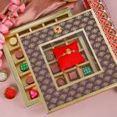 Order Divine Rakhi, Handmade Chcocolate With Box Online