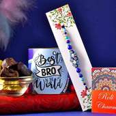 Chocolaty Rakhi - Send this Rakhi With Chocolate Combo to Canada