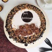 A Choconutty Anniversary Cake