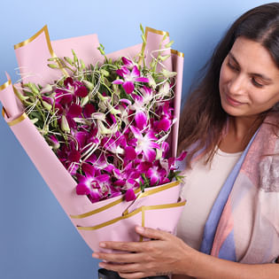 A Gentle Touch Of Orchid Grace