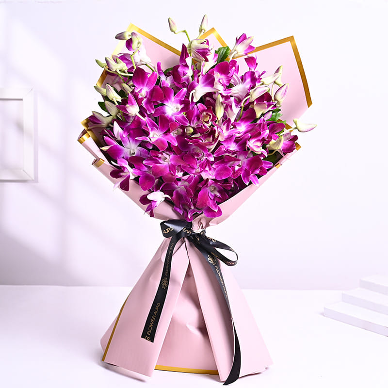 A Gentle Touch Of Orchid Grace