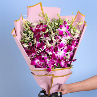 A Gentle Touch Of Orchid Grace