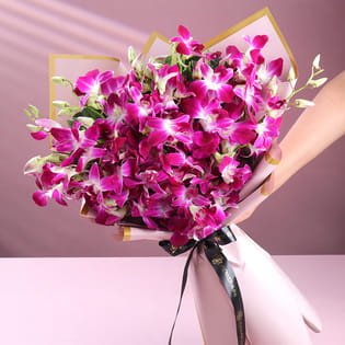 A Gentle Touch Of Orchid Grace