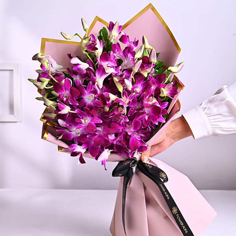 A Gentle Touch Of Orchid Grace