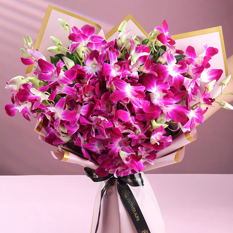 A Gentle Touch Of Orchid Grace