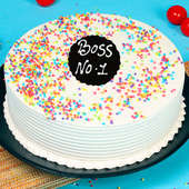 Vanilla Cake for Number One Boss