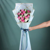 A Rosy Harmony Of Pink And White