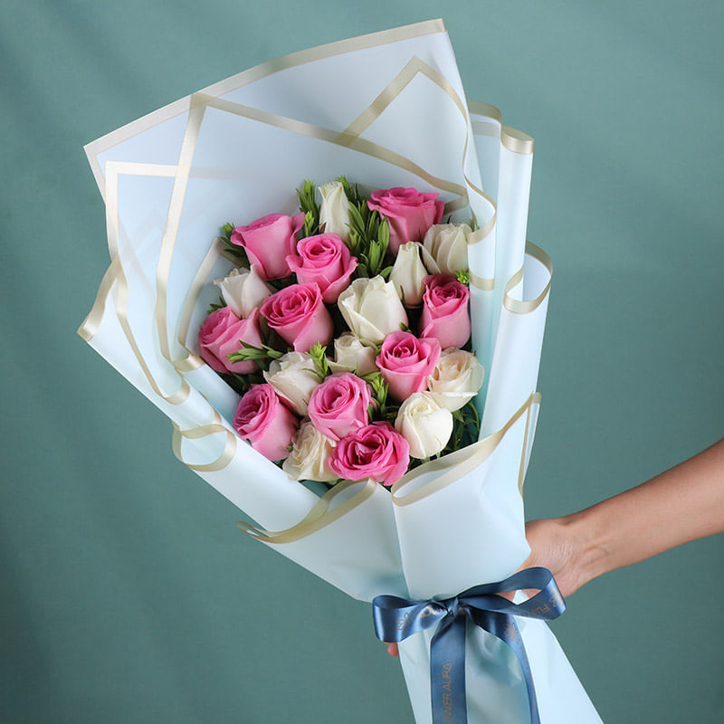 A Rosy Harmony Of Pink And White