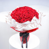 A Rosy Kiss Wrapped In Snow