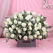 A Symphony Of White Roses N Love