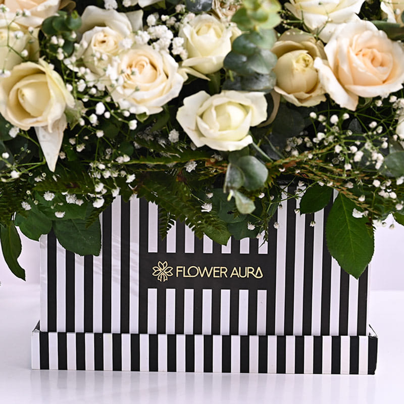 A Symphony Of White Roses N Love