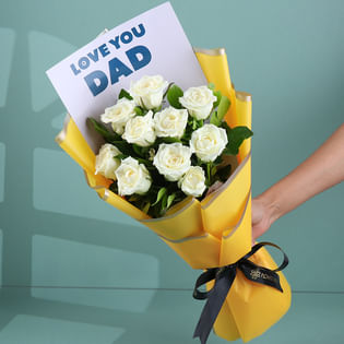 A Thank You In Roses For Dad