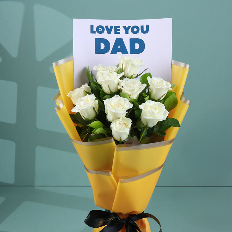 A Thank You In Roses For Dad