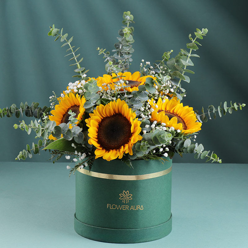 A Touch Of Sunflower Sunshine In A Box