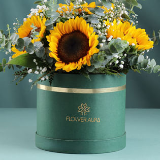 A Touch Of Sunflower Sunshine In A Box