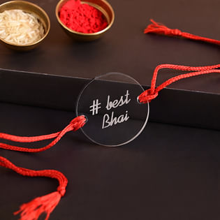 Acrylic Best Bhai Rakhi